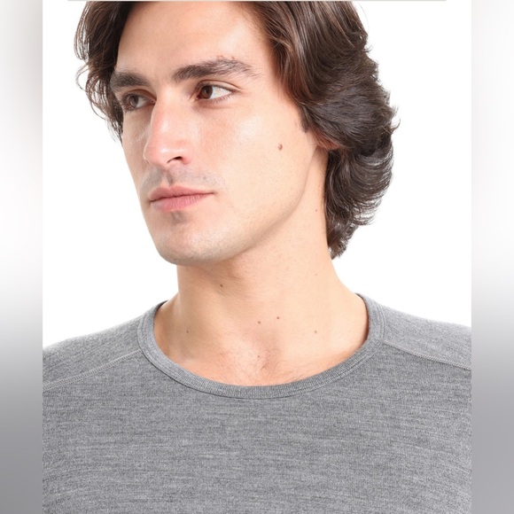 Icebreaker Men’s Merino 260 Tech Long Sleeve Crewe Thermal Top - Picture 3 of 11